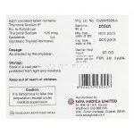 エルチビオ Eltibio、ジェネリックシンスロイド Synthroid、チロキシンナトリウム125mcg 製造